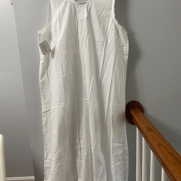 Erica Taylor Intimates 100% cotton Sleeveless Sleep Gown size L - Picture 3 of 7